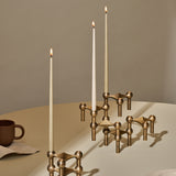 Stoff Nagel Taper Candles