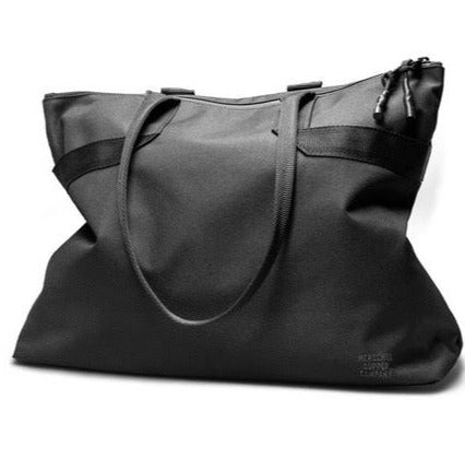VGN LTHR WOVEN TOTE tan Travel bag 400702, extra-large Munich tote bag  Black