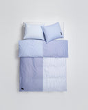 Wall Street Pillow Case in Oxford Stripe Light Blue